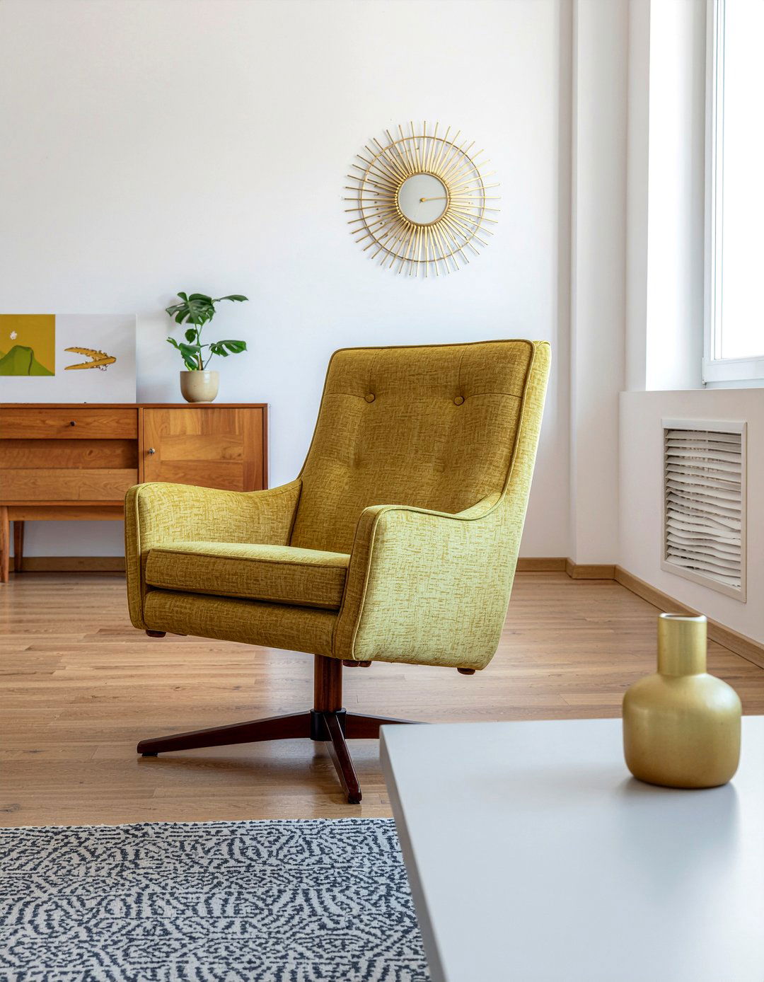 Mid Century Modern Swivel Recliner - 30 living room swivel recliner ideas