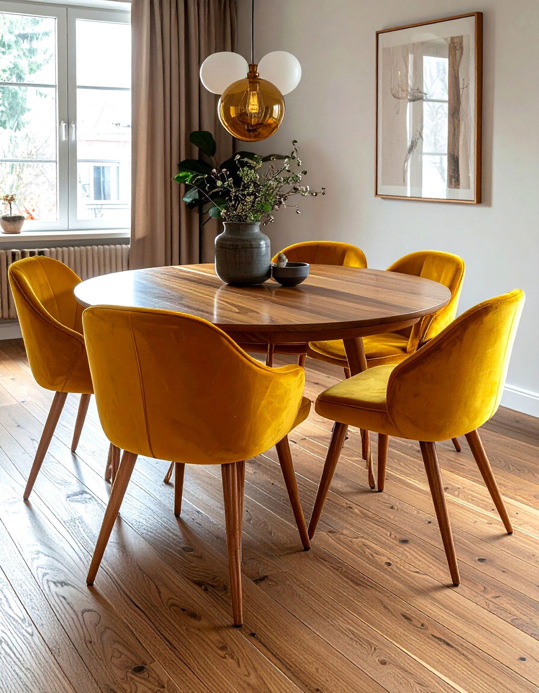 Mid Century Modern Velvet Dining Chair - 30 velvet dining chair ideas