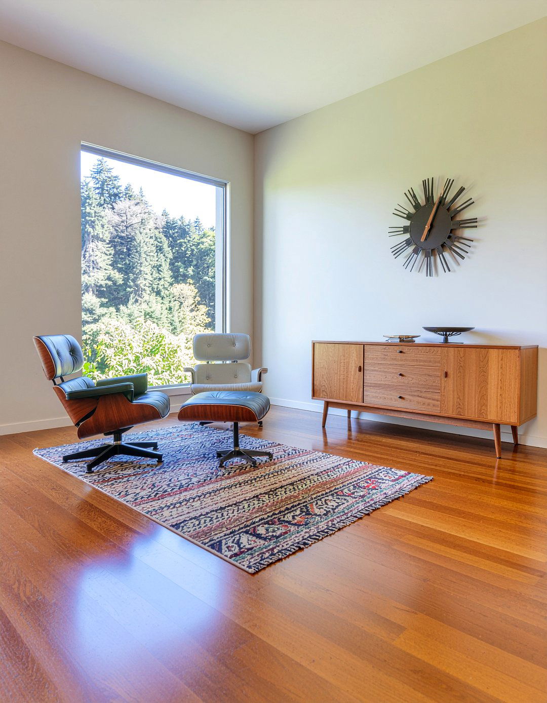 Mid Century Modern Vinyl - 30 living room vinyl flooring ideas