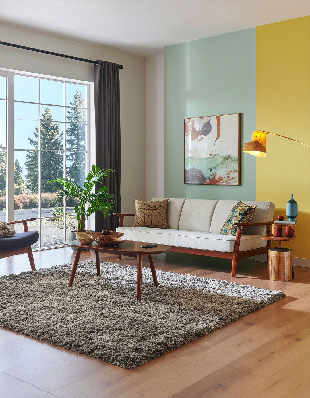 Mid Century Modern Wallpaper - 30 living room removable wallpapers