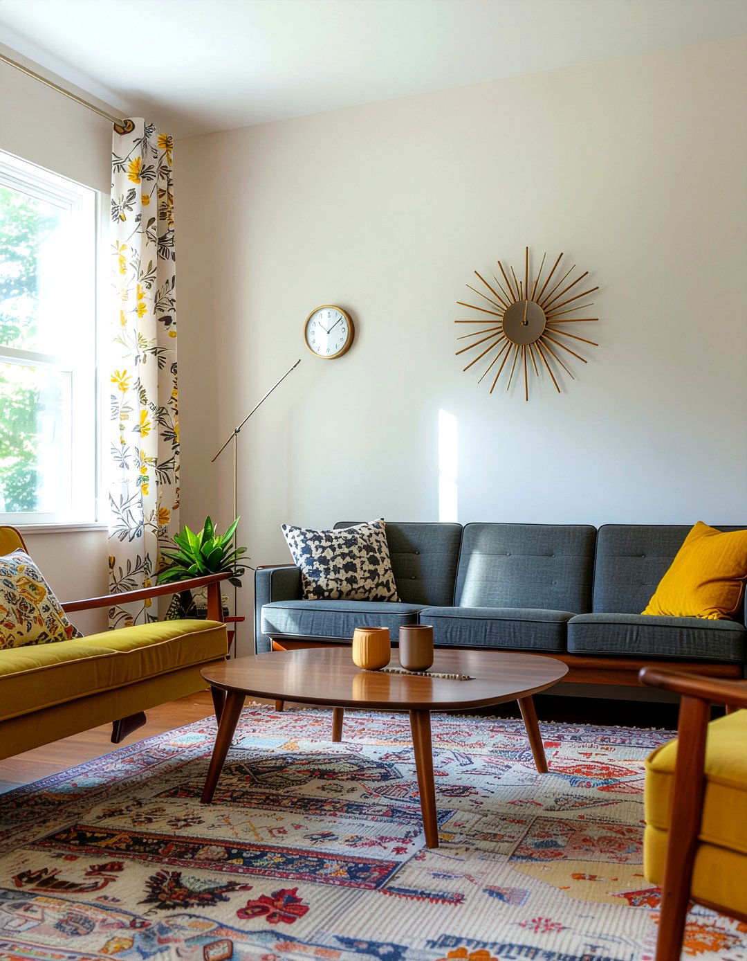 Mid Century Modern Wallpaper - 30 living room vintage wallpapers