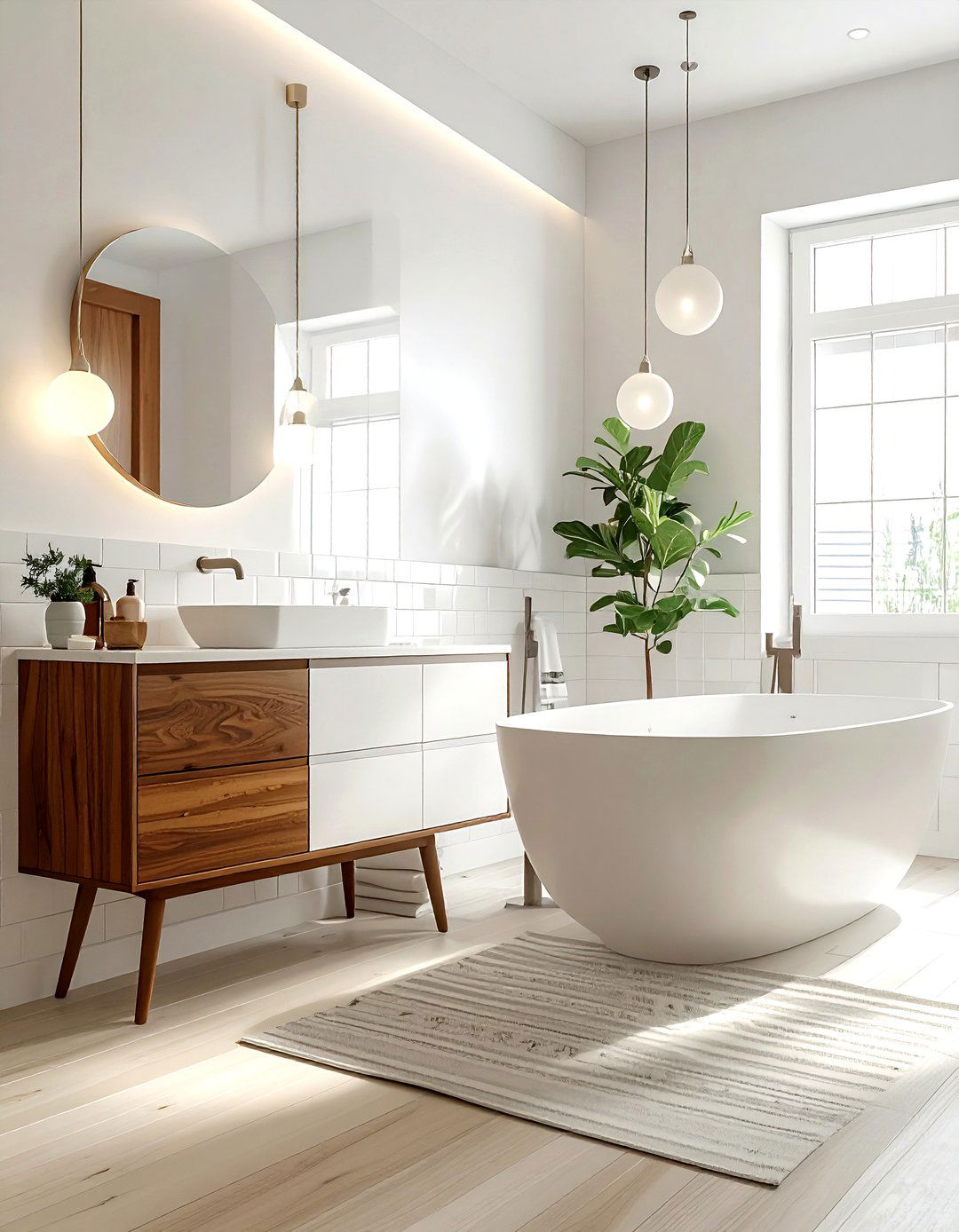 30 Stunning White Bathroom Design Ideas for Modern Homes