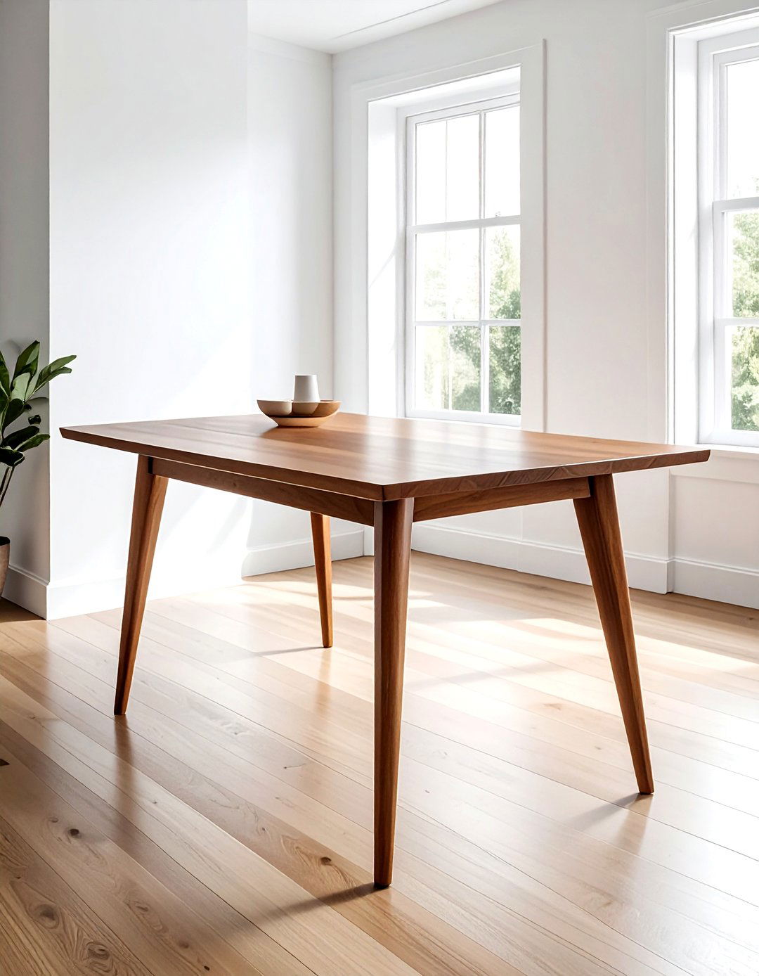 Mid Century Modern Wood - 30 reclaimed wood dining room ideas