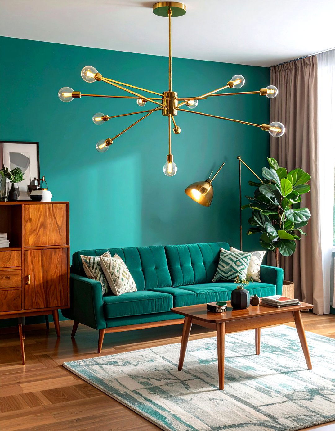 Mid Century Sputnik Light - 30 semi-flush dining room light ideas