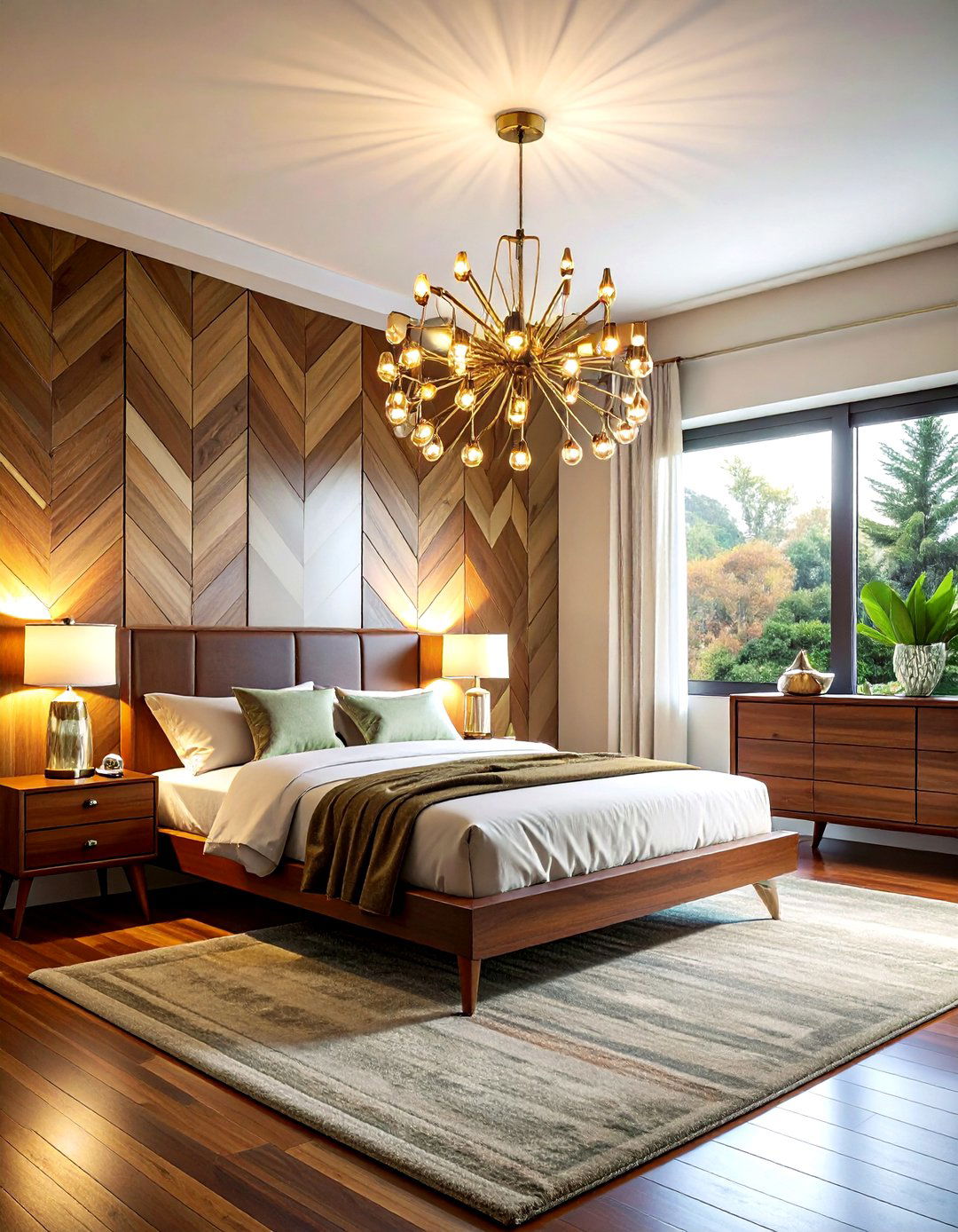 Mid Century Sputnik - 30 bedroom pendant lighting ideas