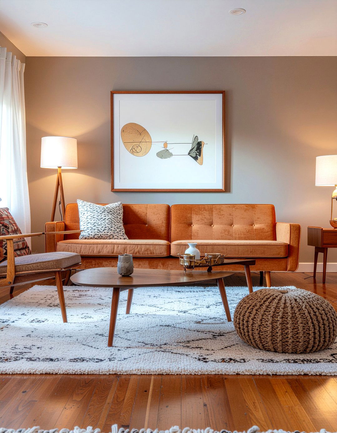 Mid Century Two Sofa Living Room - 30 living room two sofa ideas