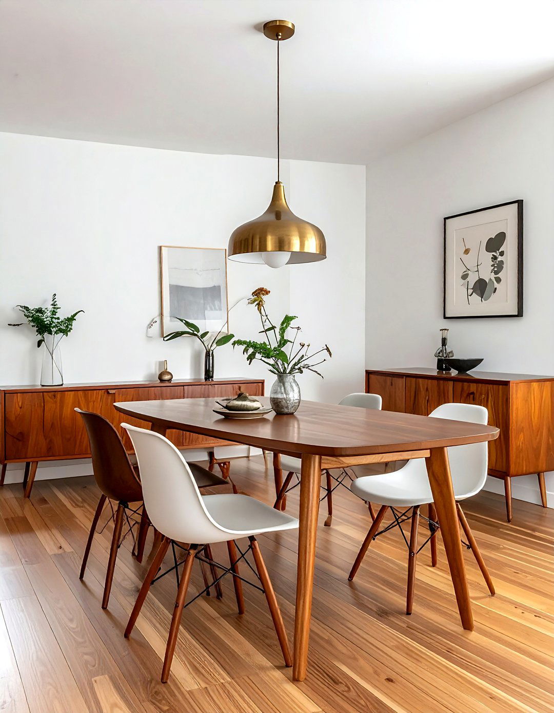 Mid century Scandinavian dining room - 30 Scandinavian dining room ideas