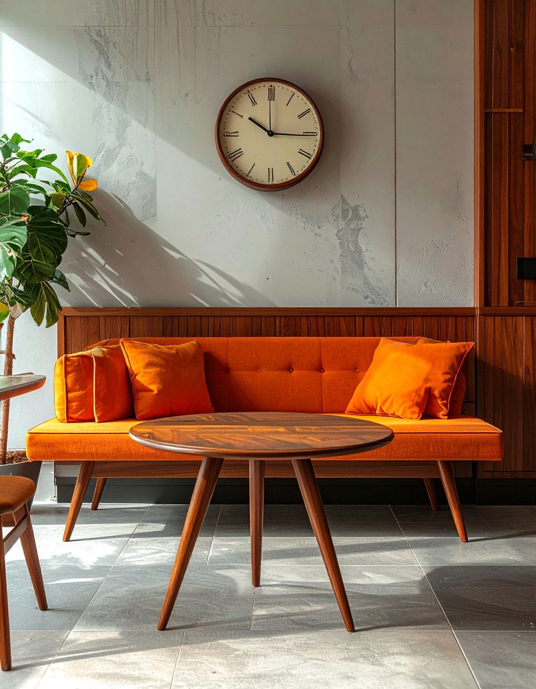 Mid century booth - 30 built-in banquette kitchen ideas