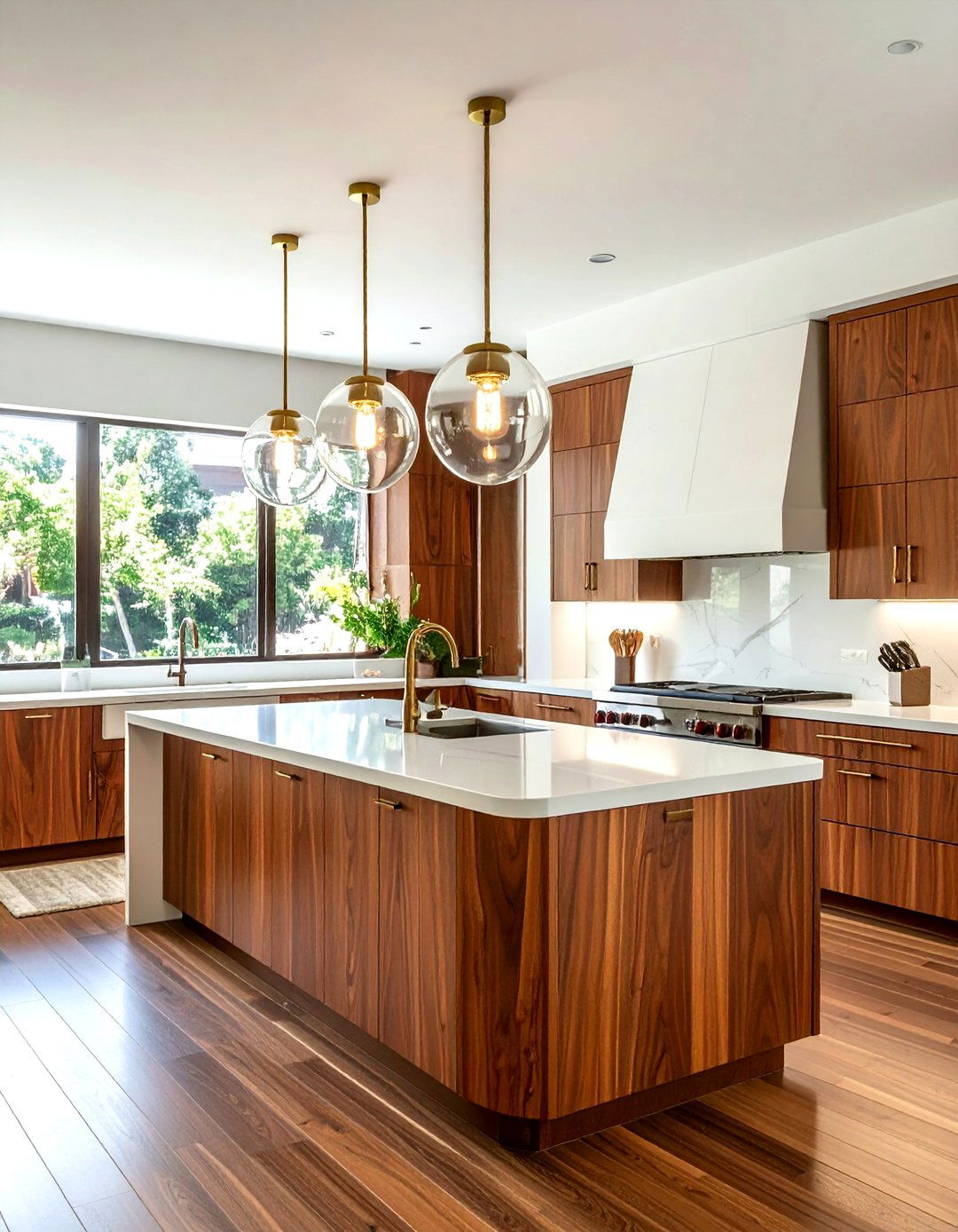 Mid century globe light - 30 kitchen accent lighting ideas