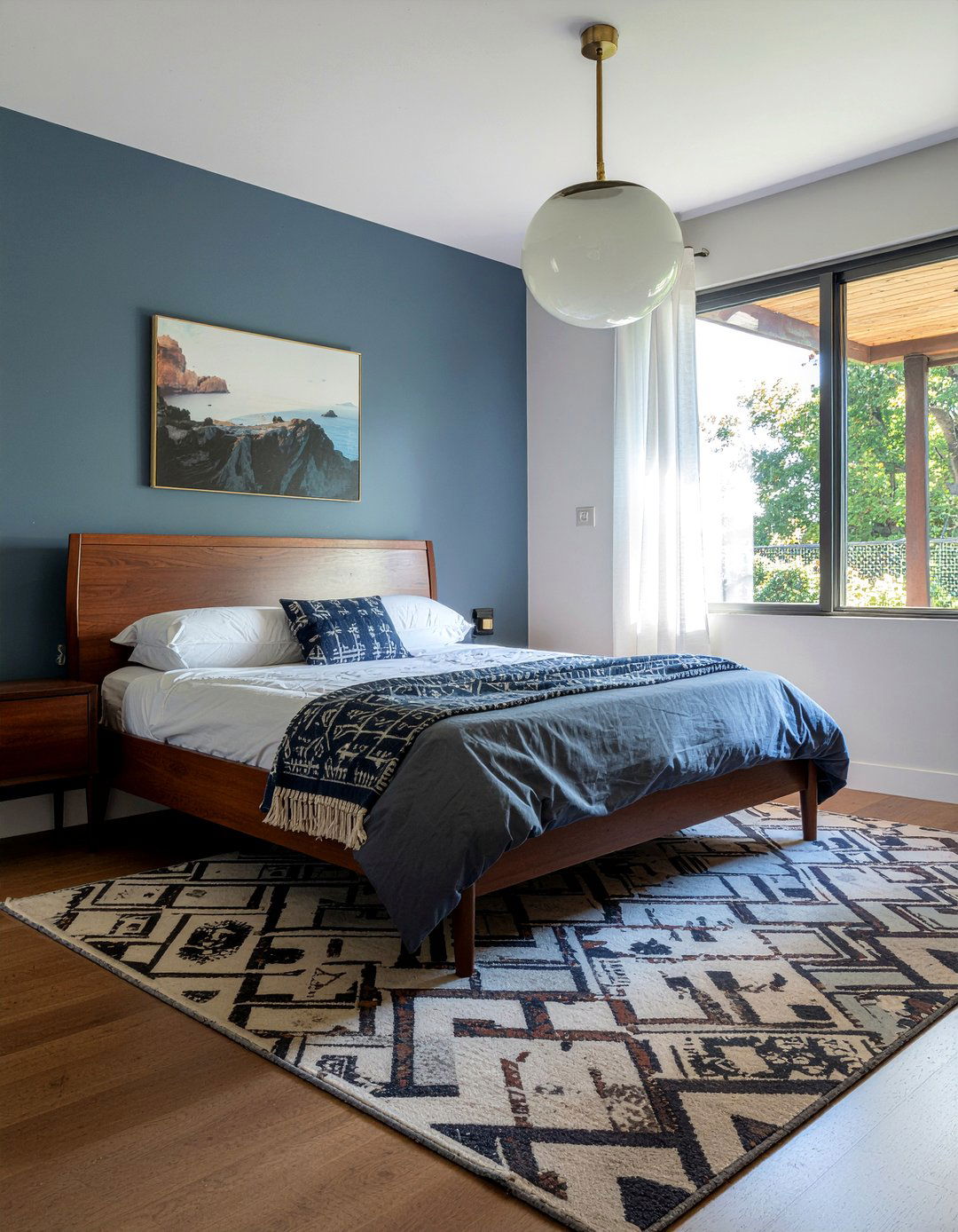 Mid century globe pendant - 30 bedroom pendant lights