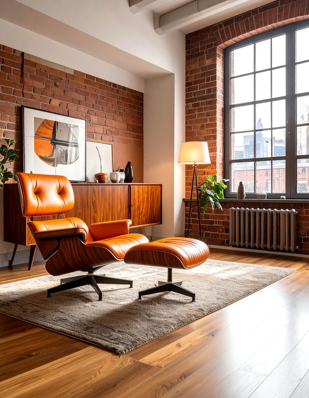 Mid century loft - 30 loft style living room ideas