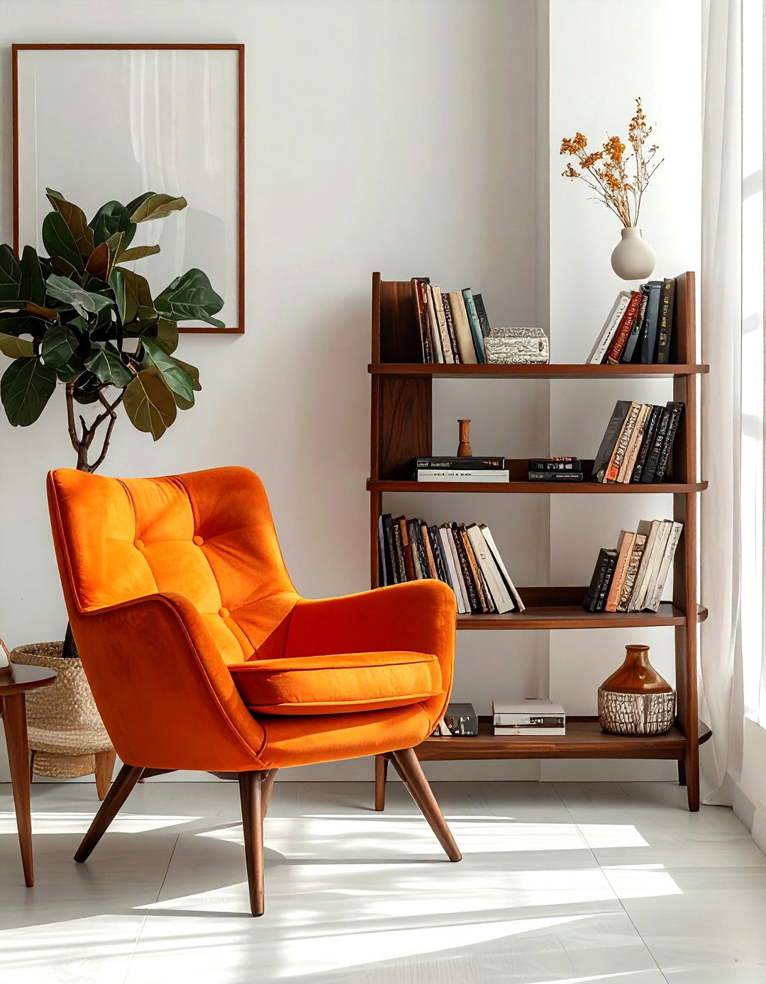 Mid century magazine rack - 30 magazine decor ideas