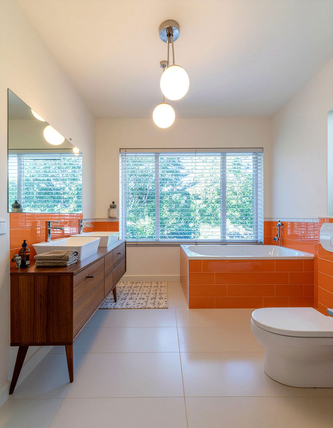 Mid century modern bathroom