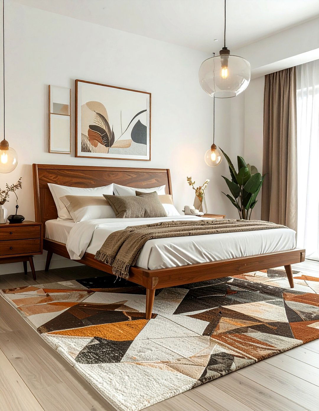 Mid century modern bedroom - 30 masculine bedroom ideas