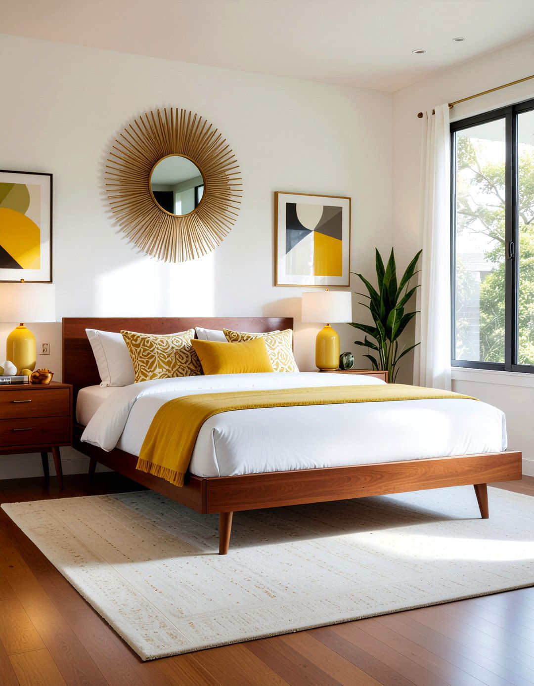 Mid century modern bedroom - 30 bedroom makeover ideas