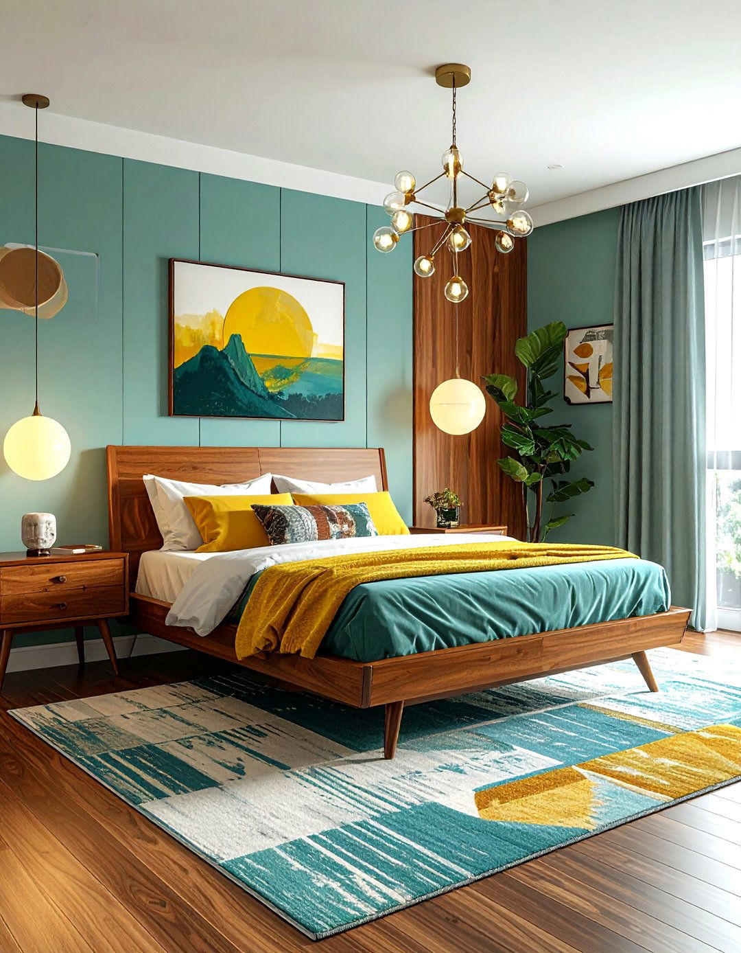 Mid century modern bedroom - 30 primary bedroom ideas