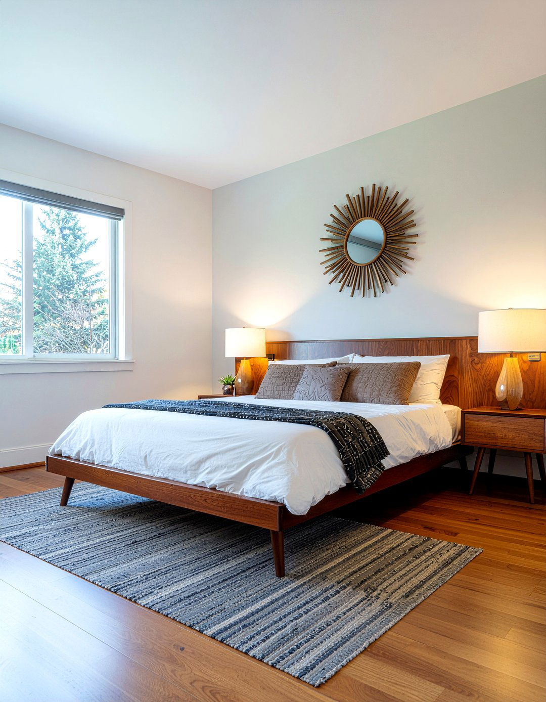 Mid century modern bedroom - 30 spacious bedroom ideas