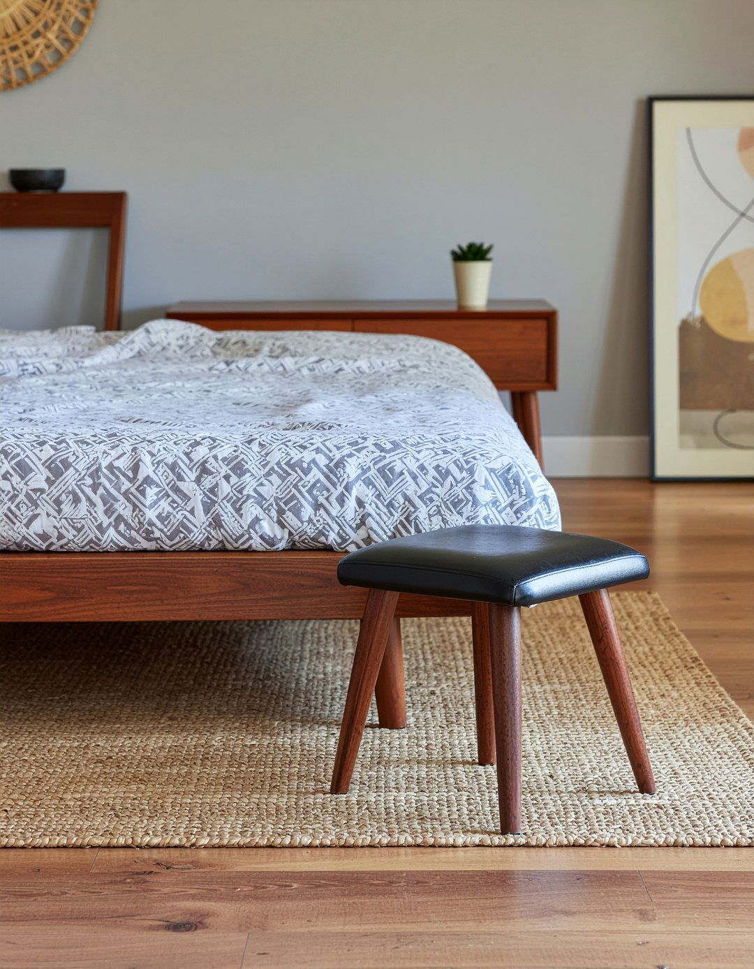 Mid century modern bedroom stool - 30 bedroom stools