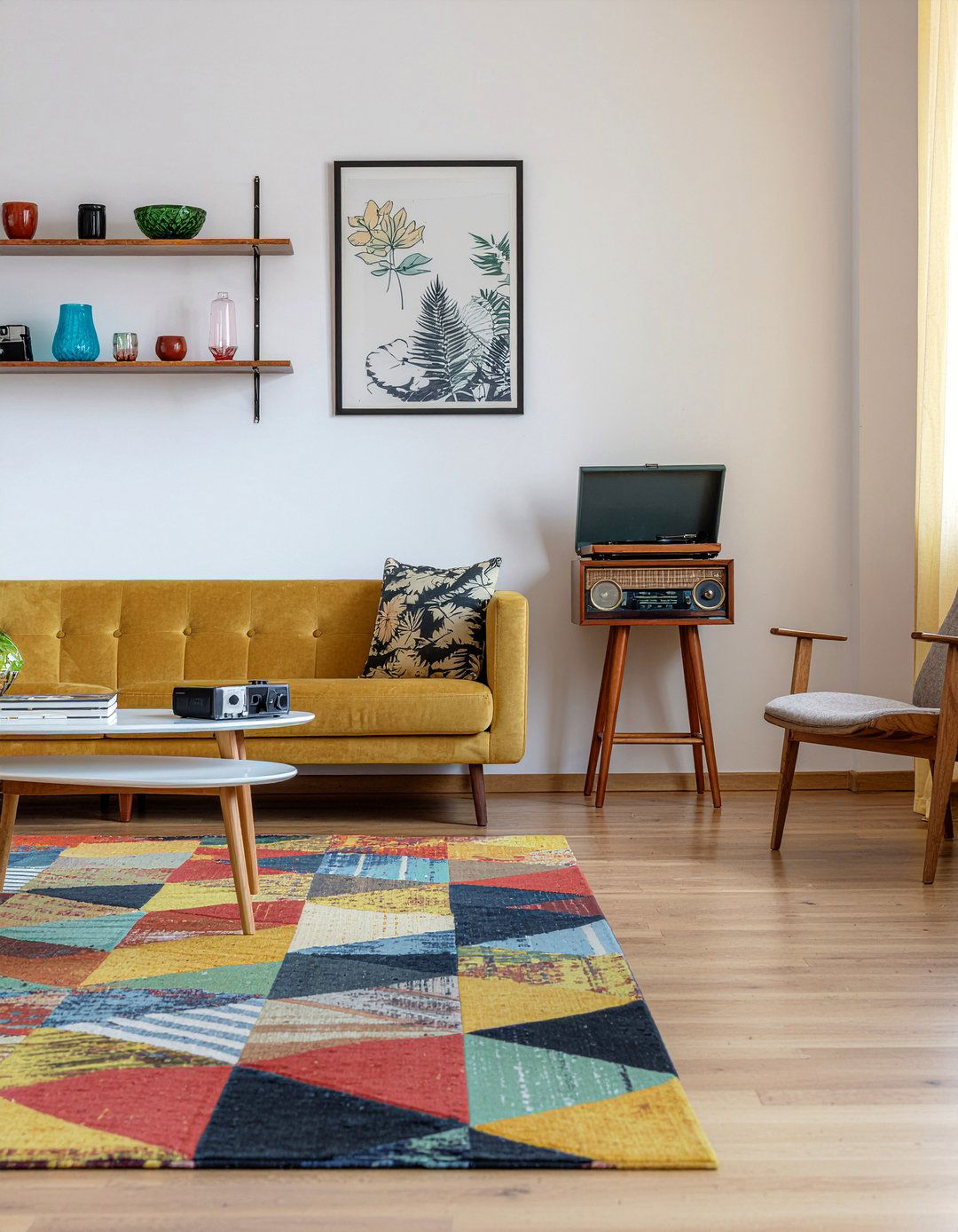 Mid century modern bracket - 30 living room bracket ideas