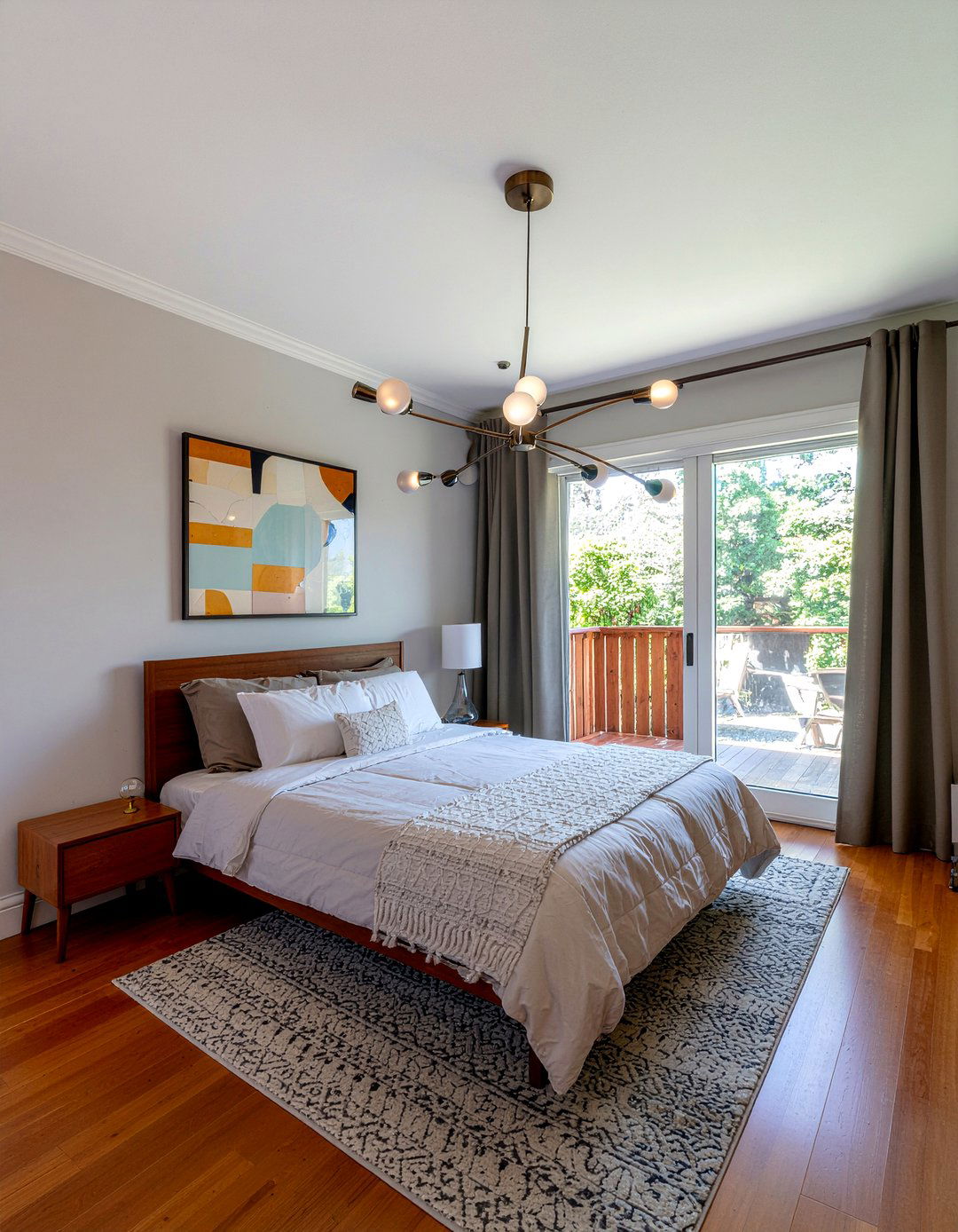 Mid century modern bronze lighting - 30 bronze accent bedroom ideas