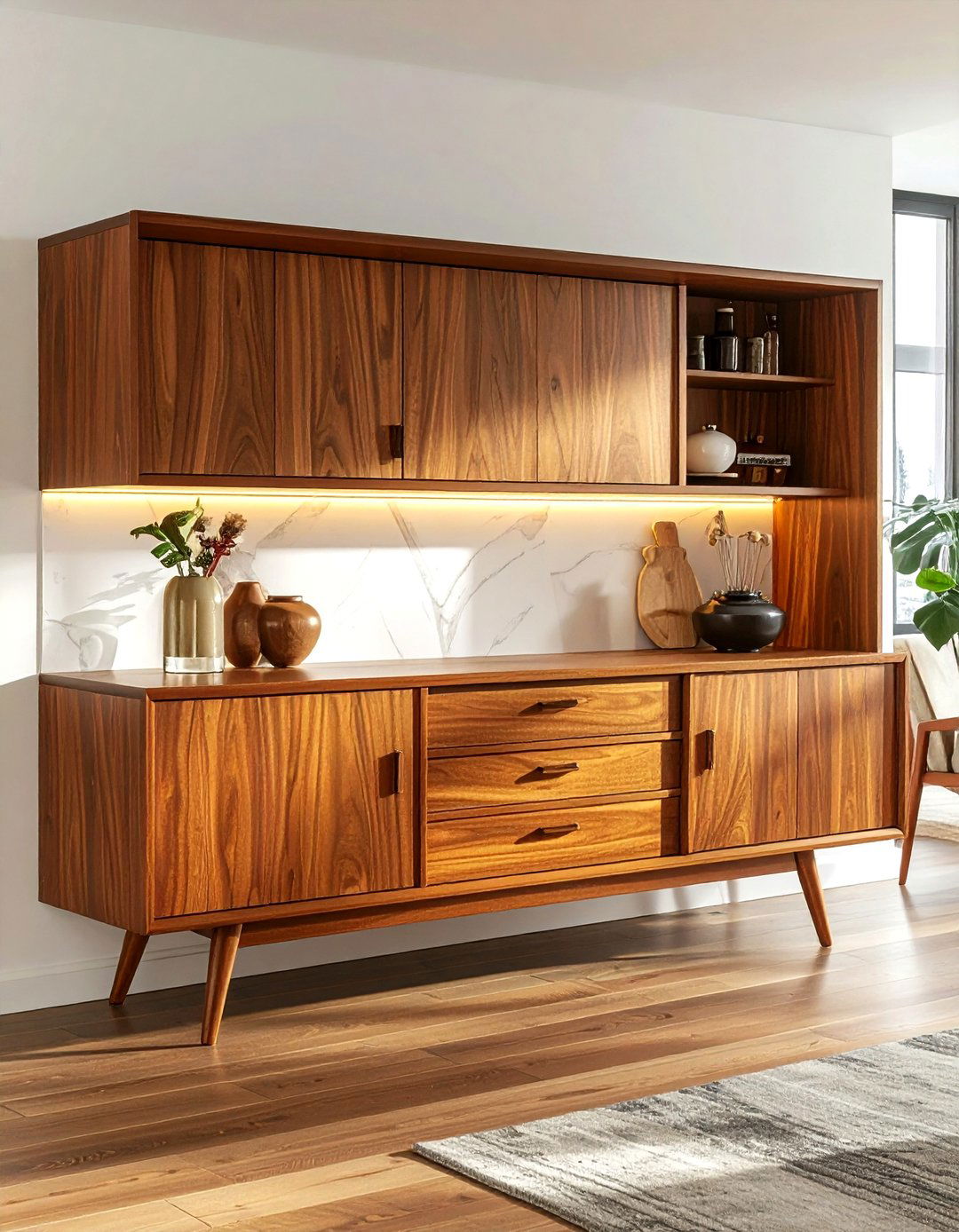 Mid century modern built in - 30 dining room built-in buffet ideas