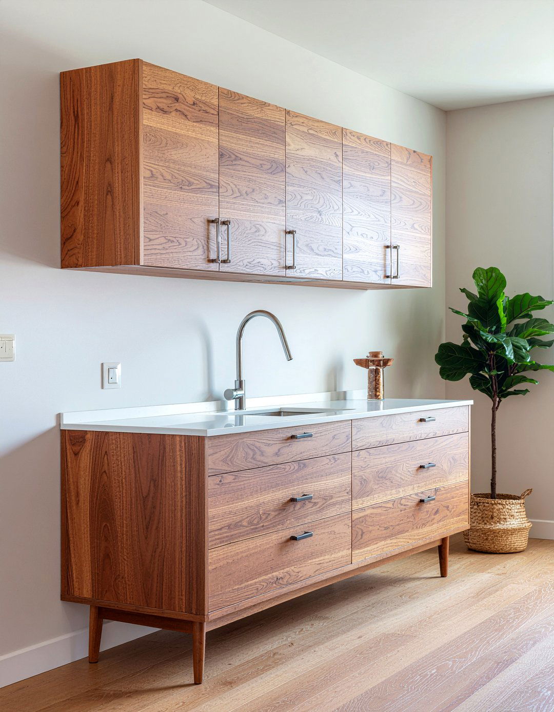 Mid century modern cabinets - 30 retro kitchen ideas