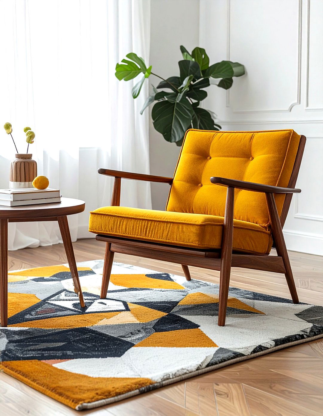 Mid century modern chair - 30 living room reading chair ideas
