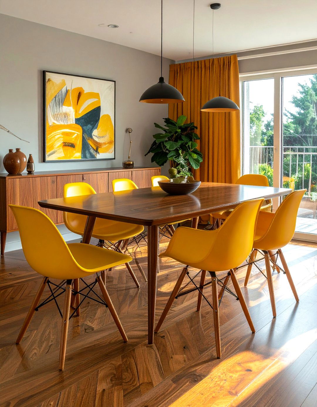 Mid century modern dining - 30 dining room enhancement ideas