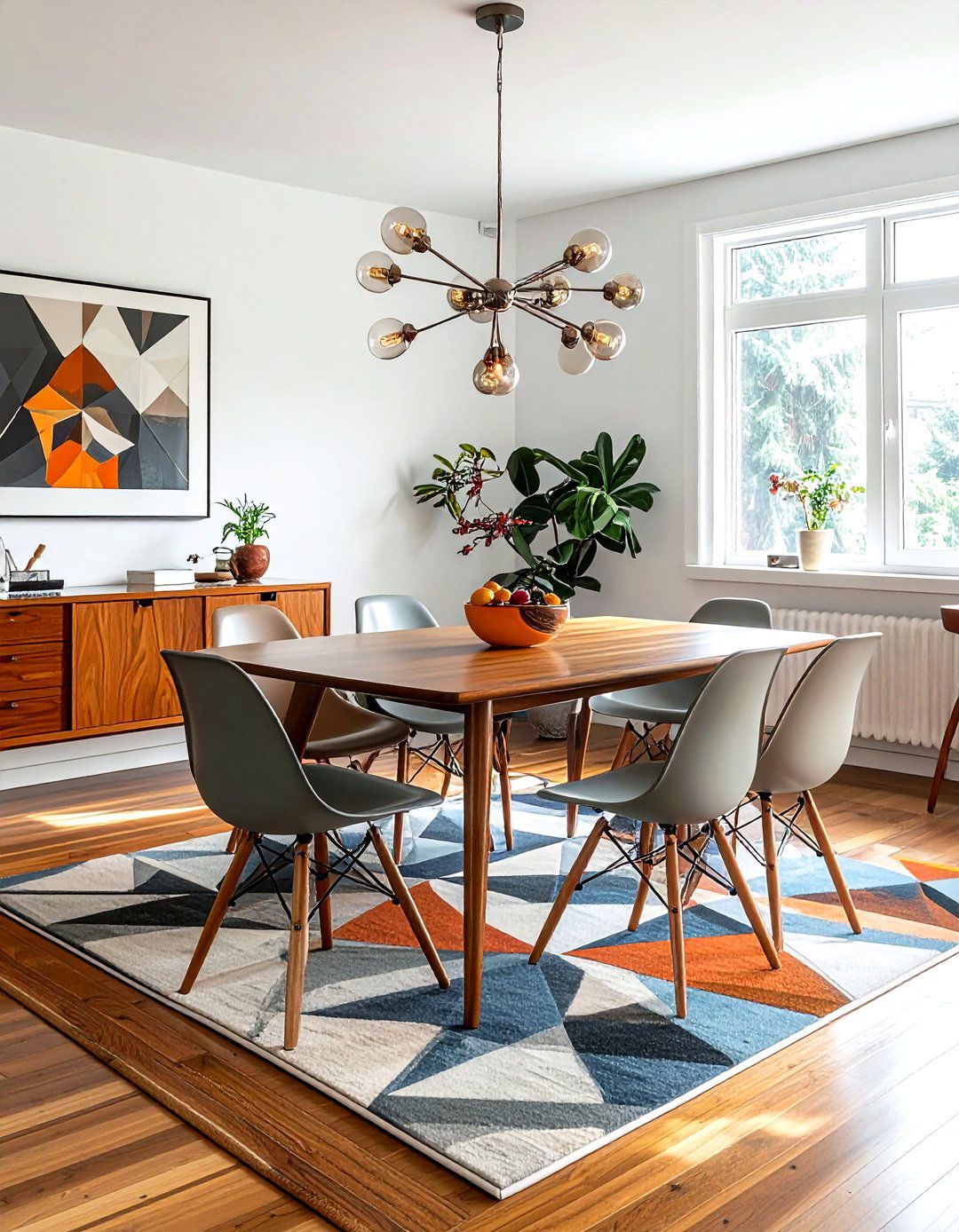 Mid century modern dining room - 30 spacious dining room ideas