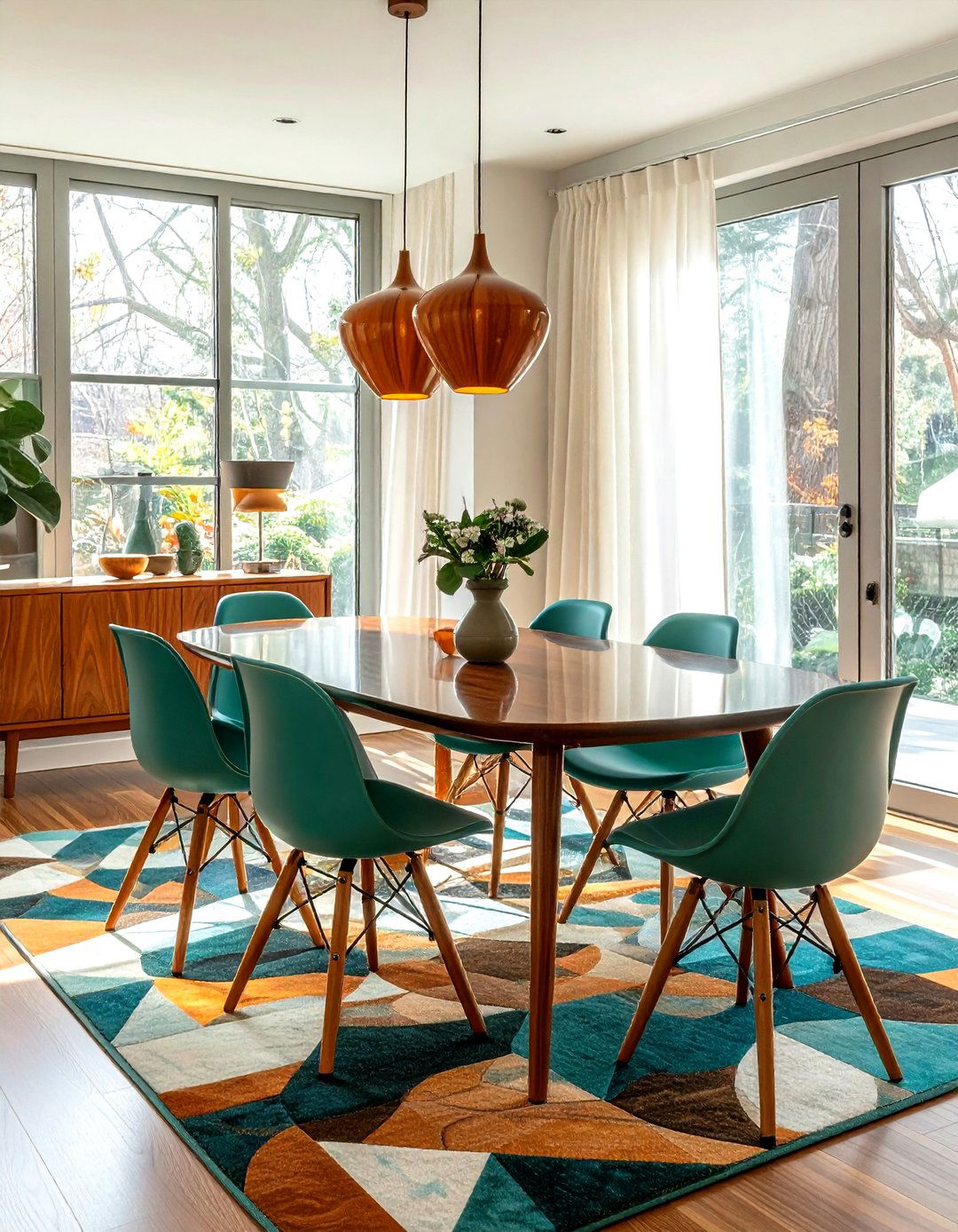Mid century modern dining room - 30 welcoming dining room ideas