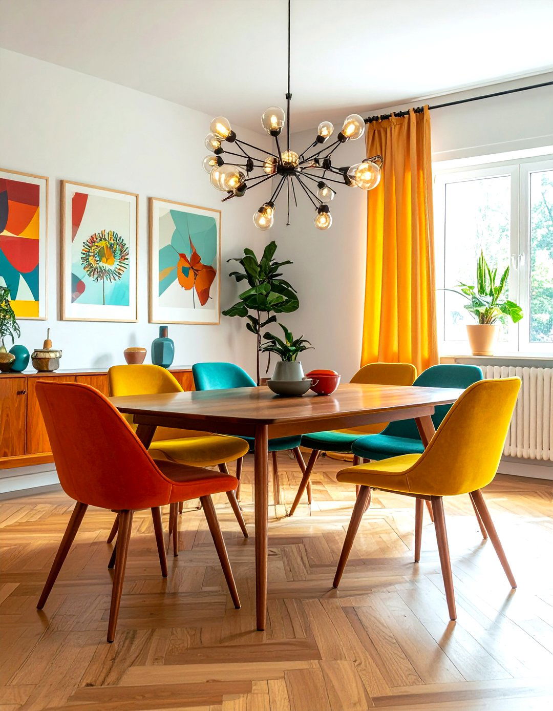 Mid century modern dining room - 30 casual dining room ideas
