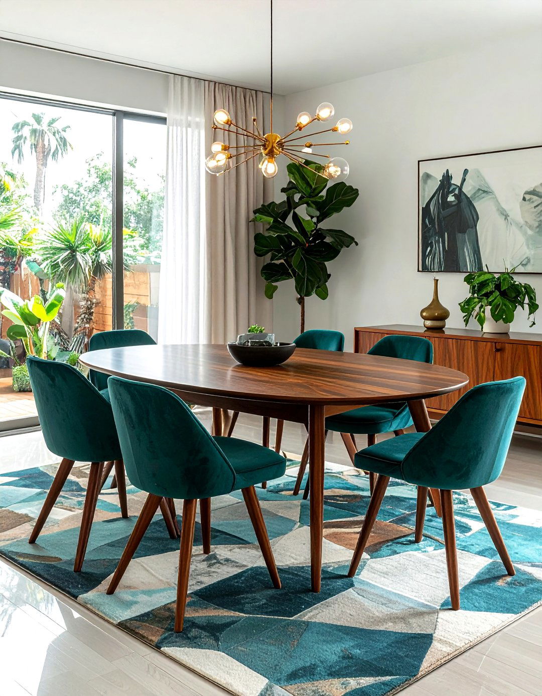 Mid century modern dining room - 30 cozy dining room settings