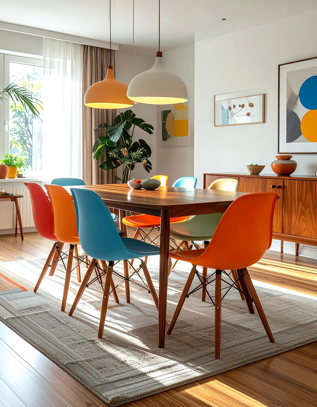 Mid century modern dining room - 30 dining room design tips