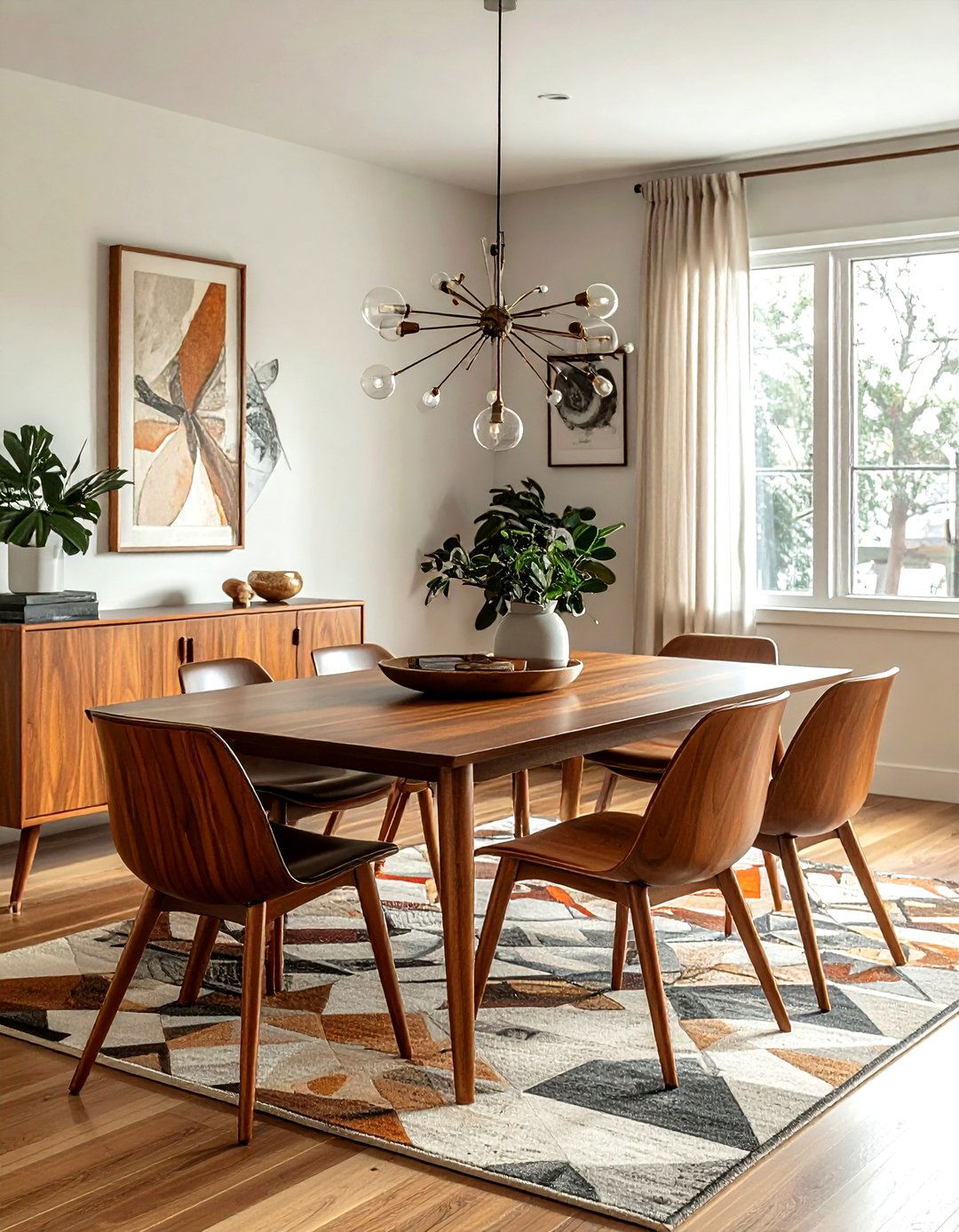 Mid century modern dining room - 30 dining room room settings