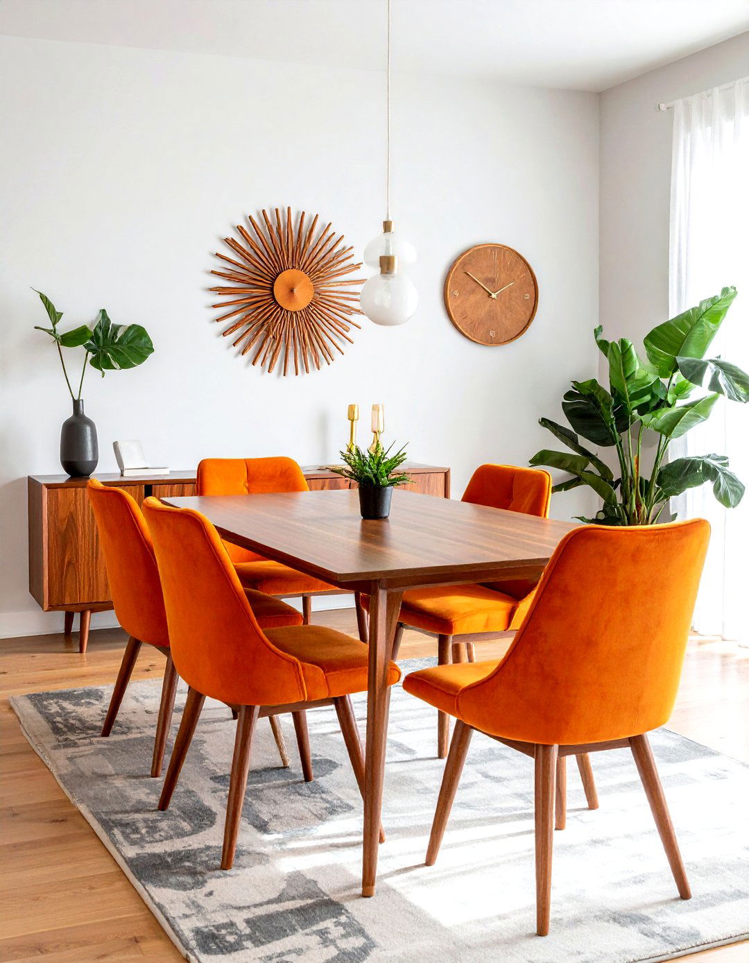 Mid century modern dining room - 30 inexpensive dining room ideas