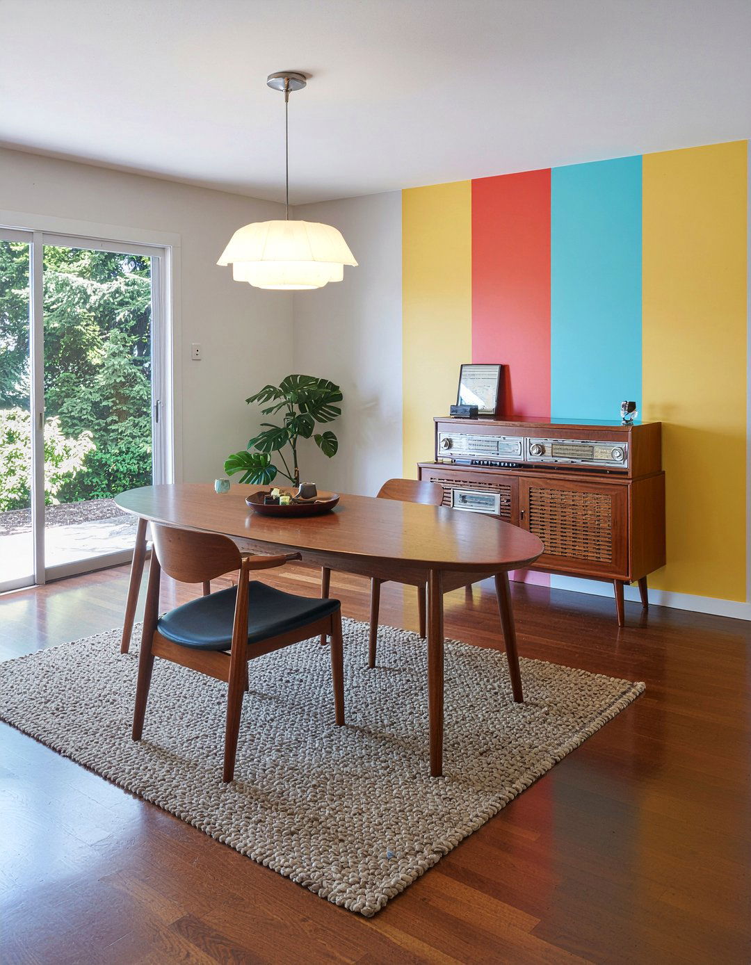 Mid century modern dining room music room - 30 dining room music room combo ideas