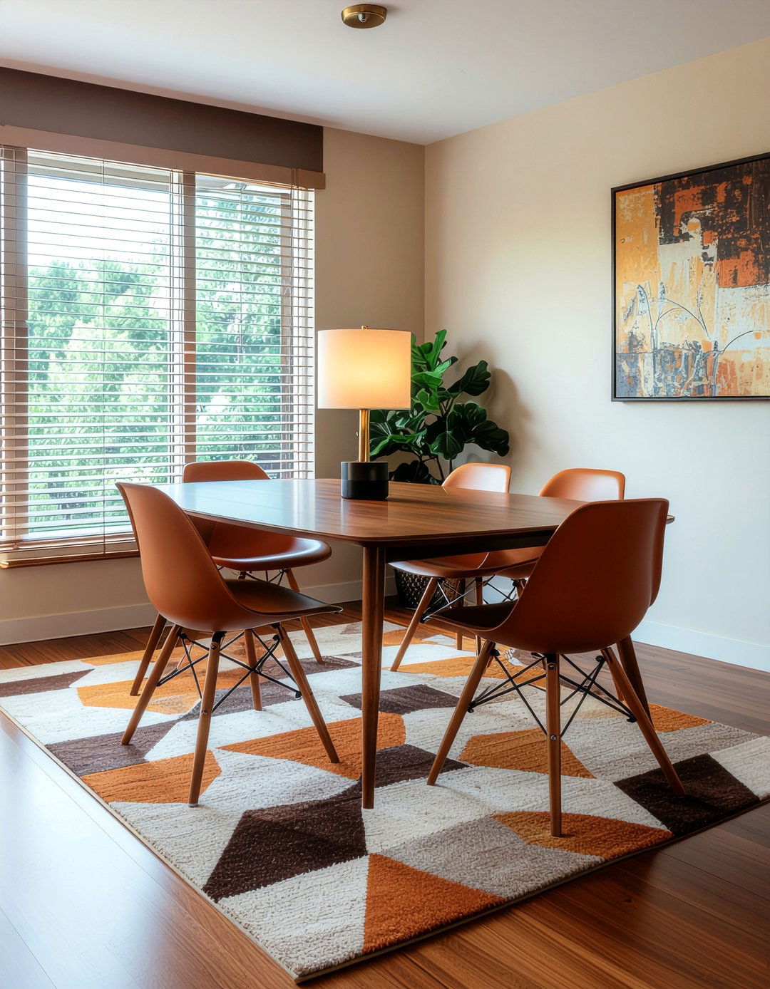 Mid century modern dining room office - 30 dining room office combo ideas