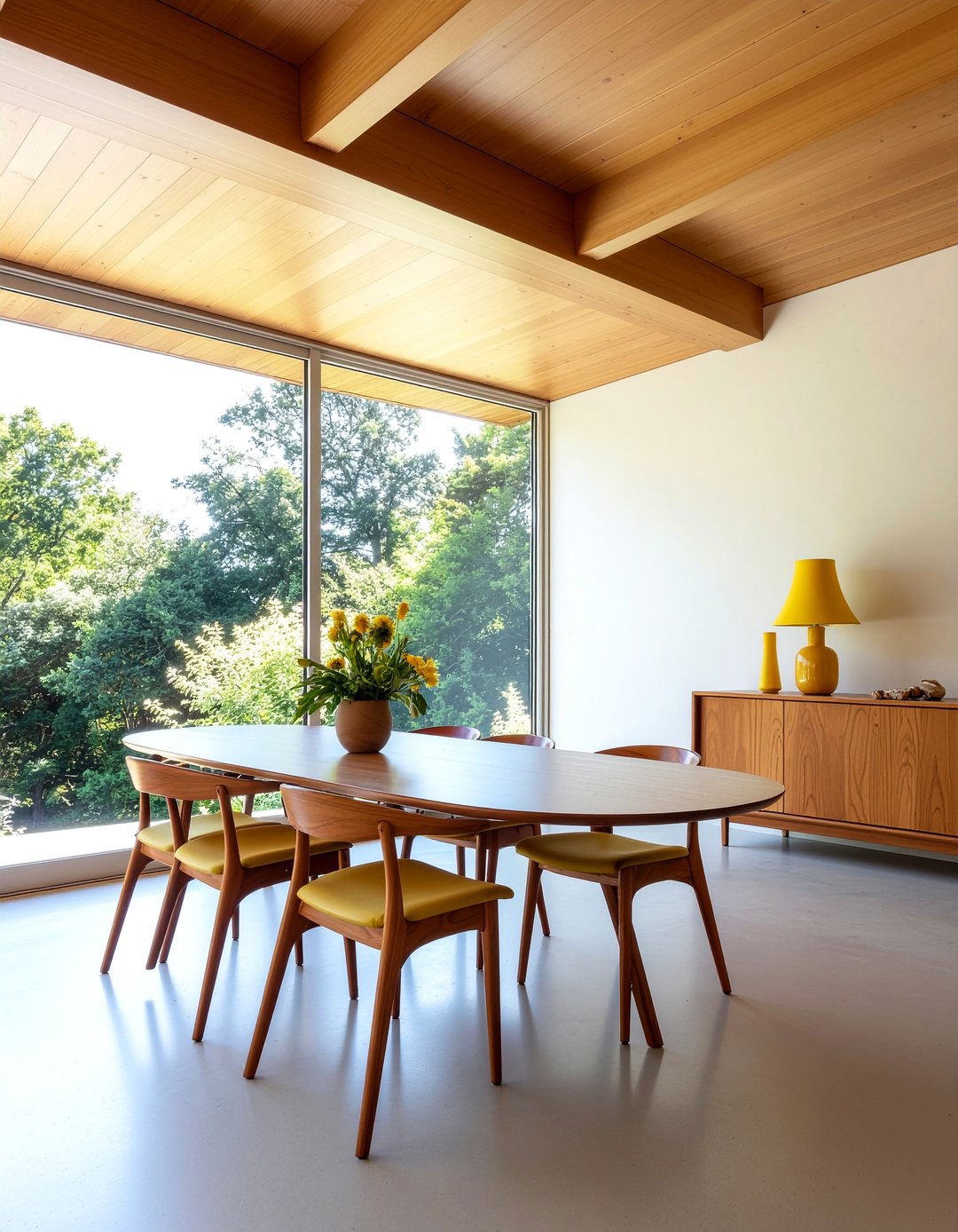 Mid century modern dining room vaulted ceiling - 30 dining room vaulted ceiling ideas