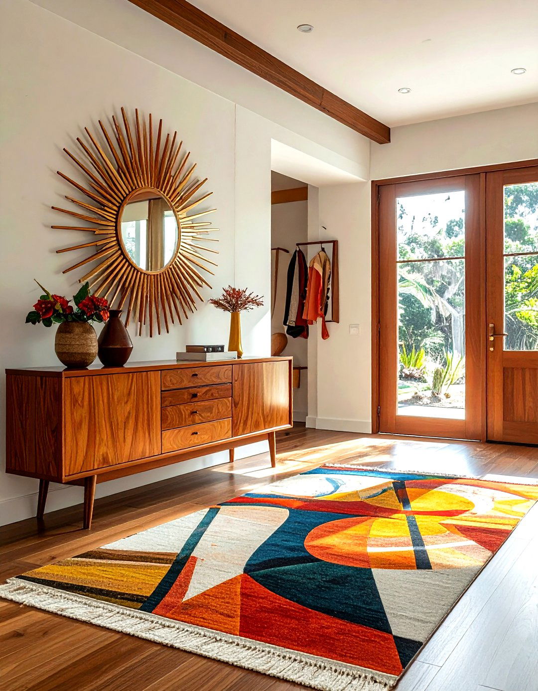 Mid century modern entryway - 30 beautiful home decor ideas