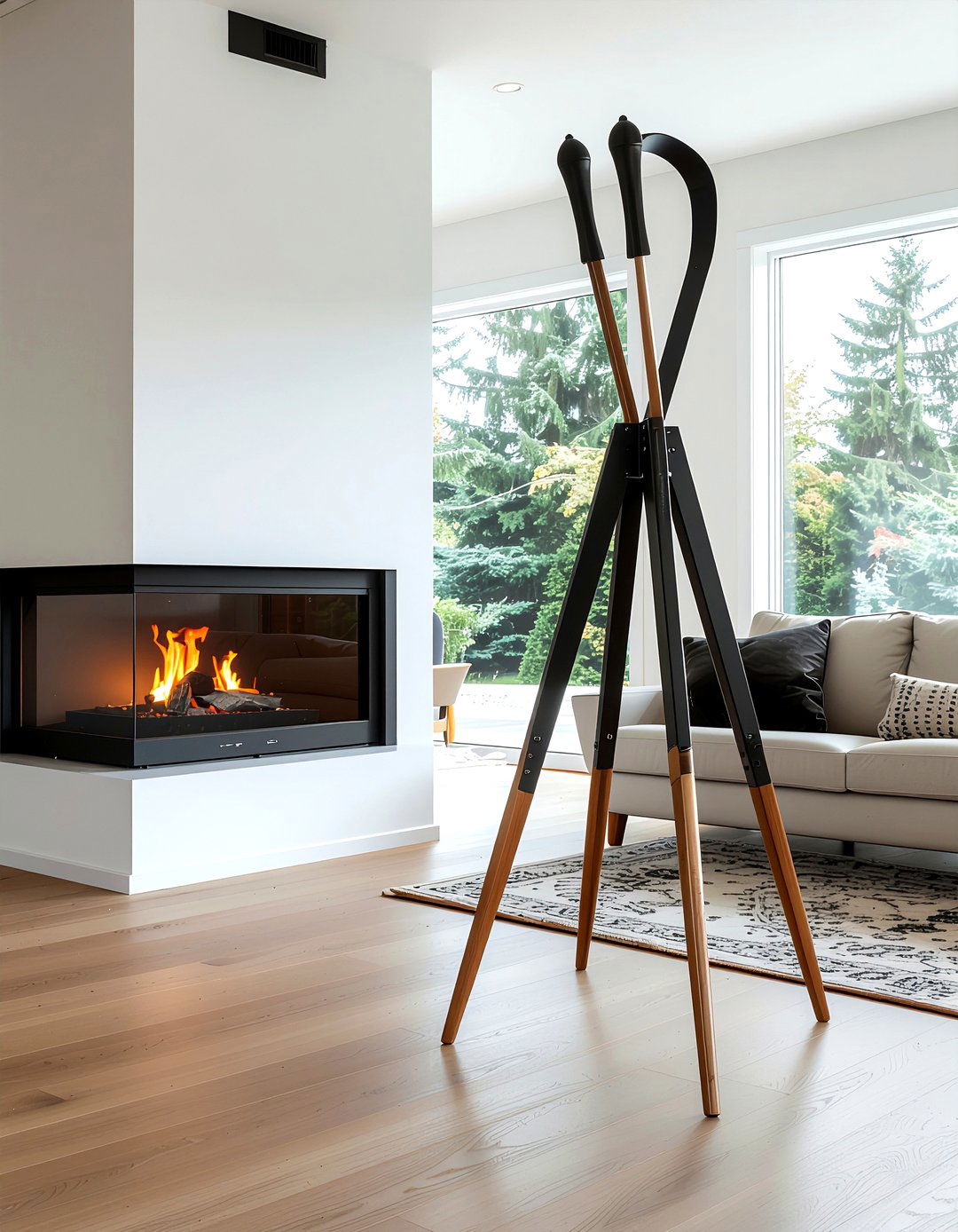 Mid century modern fireplace tools - 30 fireplace tool ideas