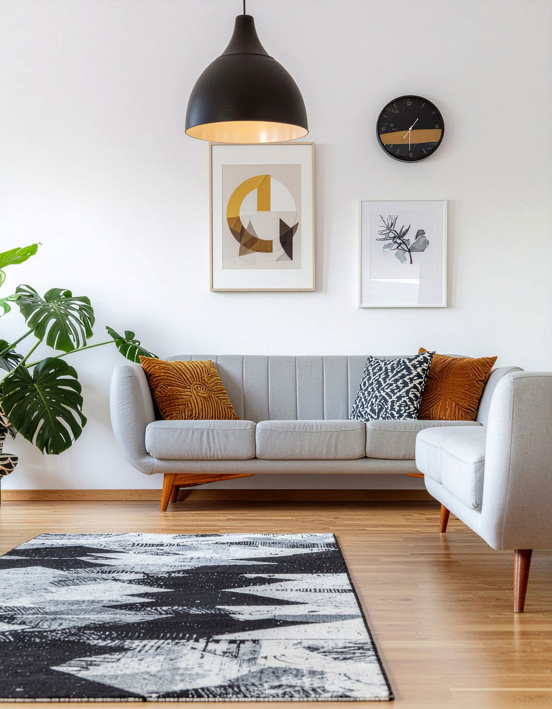 Mid century modern furniture - 30 living room renovation ideas