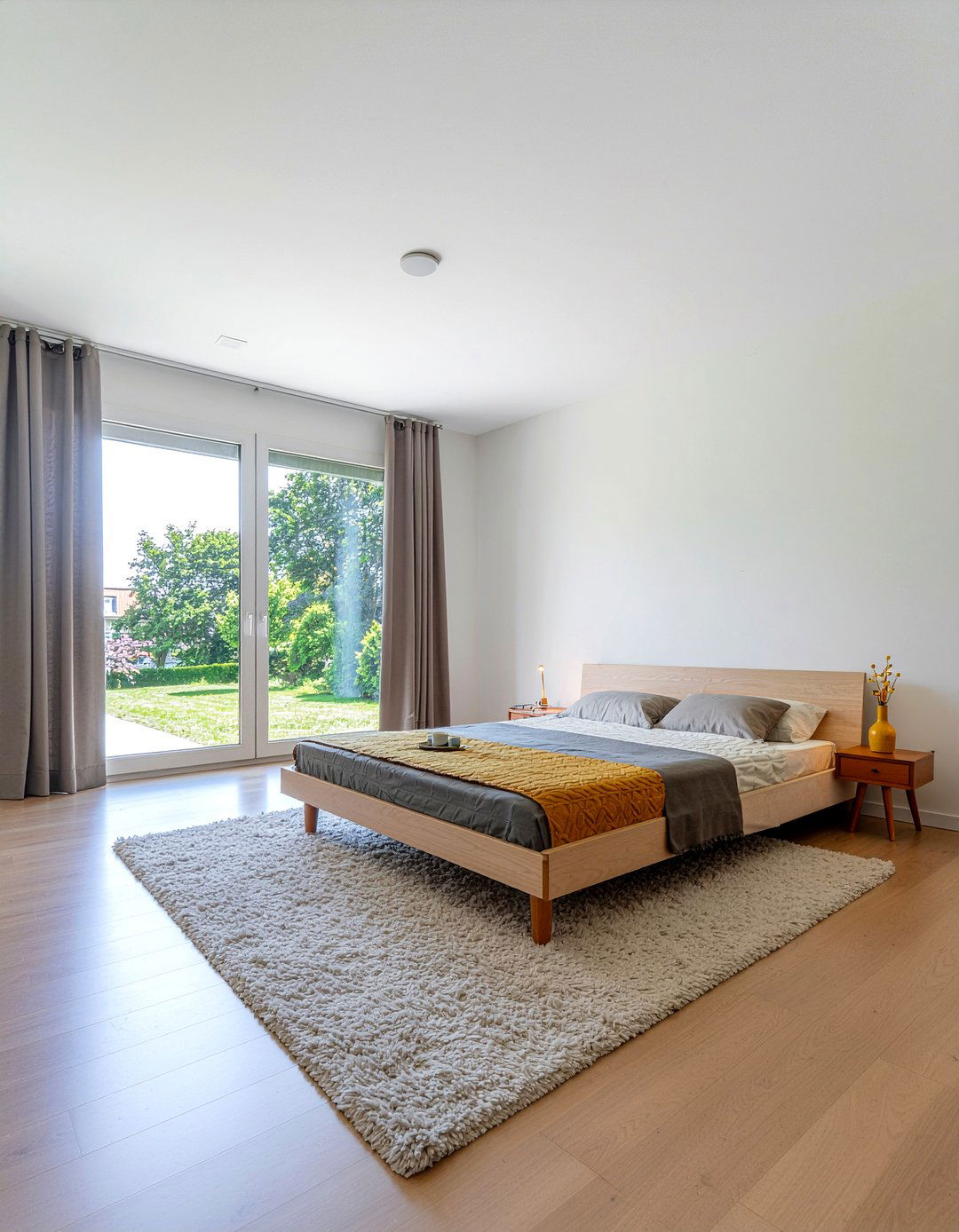 Mid century modern furniture - 30 high ceiling bedroom ideas