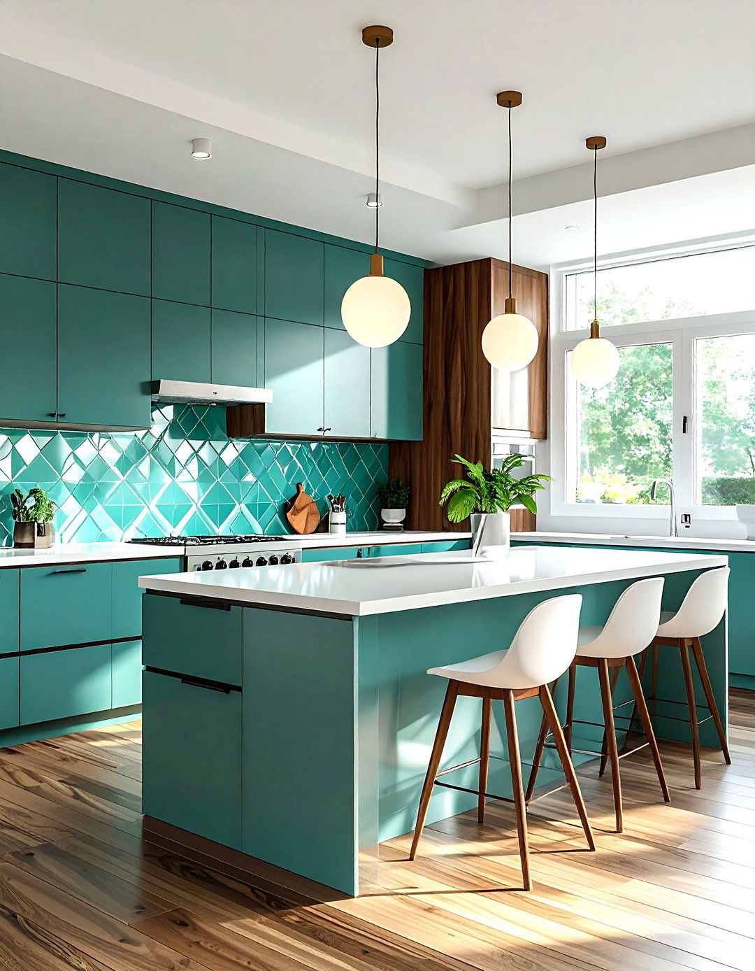 Mid century modern kitchen - 30 kitchen style mixing ideas