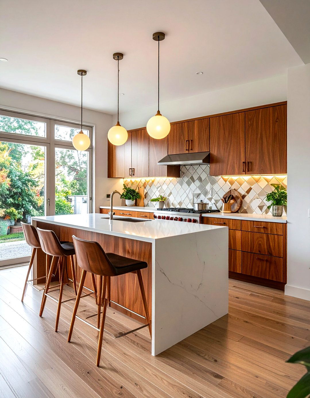 Mid century modern kitchen - 30 new construction kitchen ideas