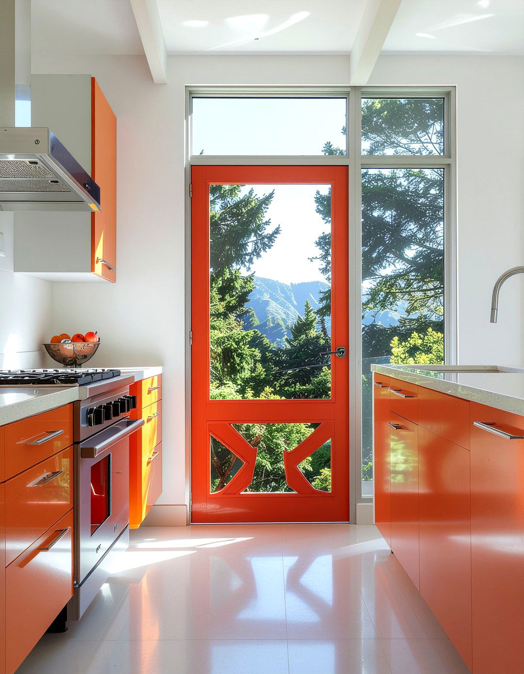 Mid century modern kitchen door - 30 kitchen exterior door ideas