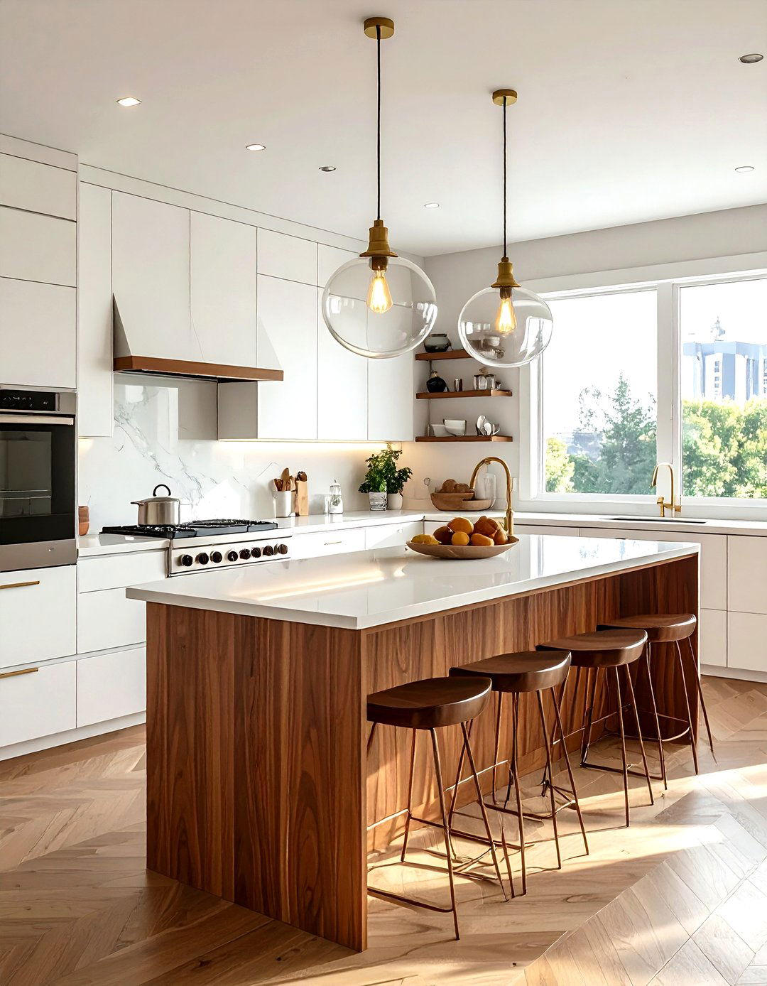 Mid century modern kitchen lamp - 30 kitchen lamp ideas