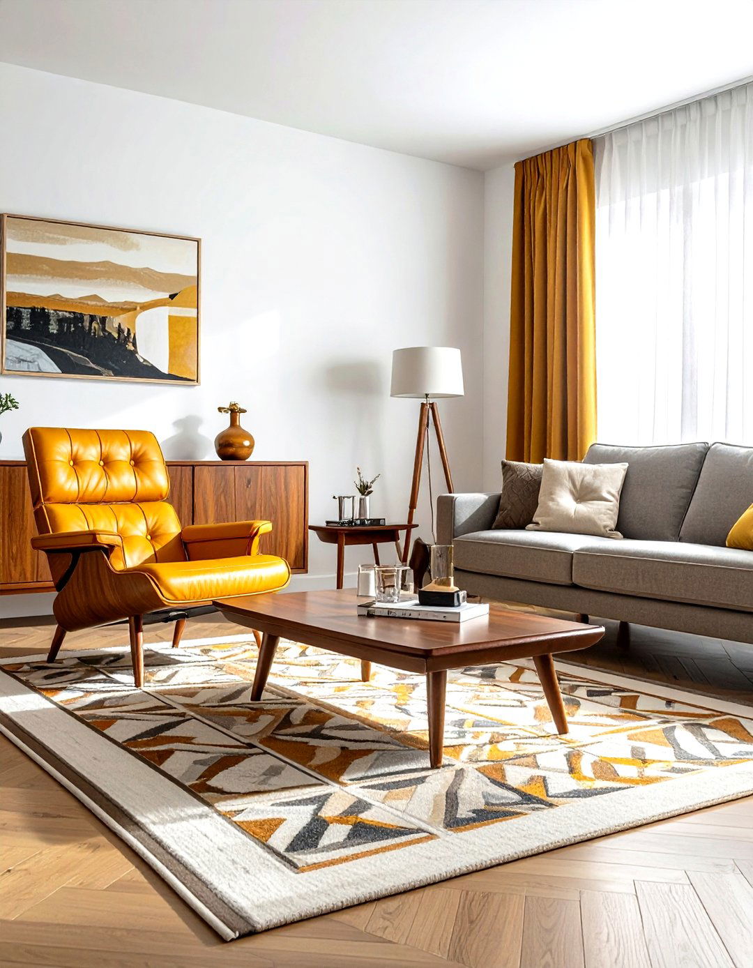 Mid century modern living room - 30 high-end living room ideas