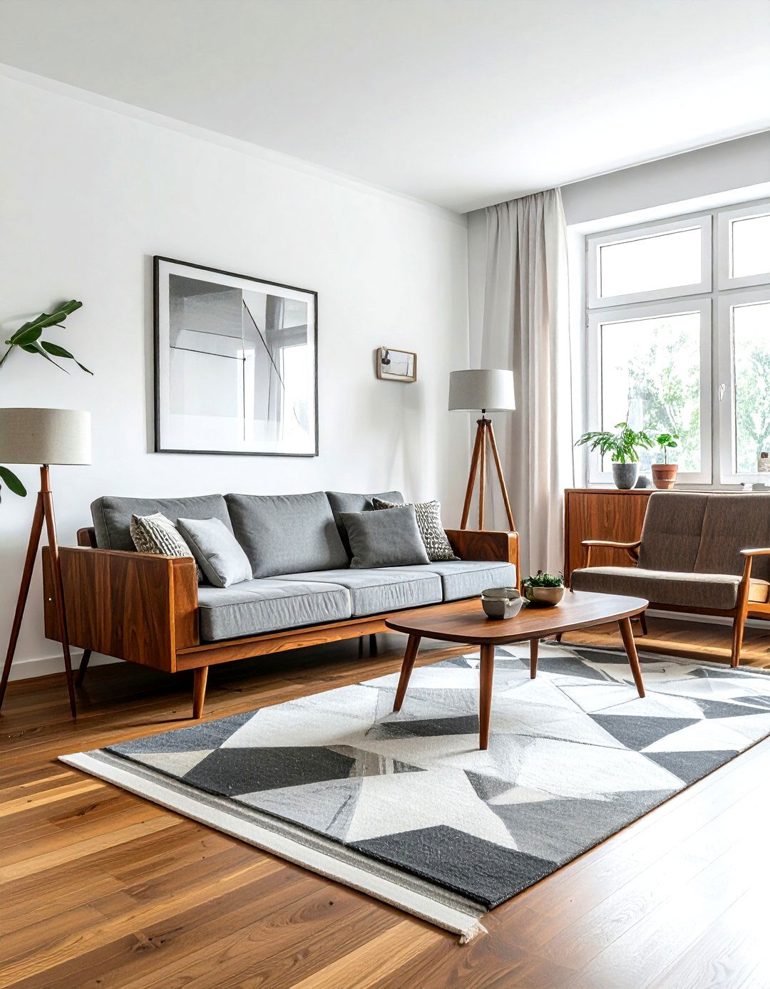 Mid century modern living room - 30 living room layout ideas