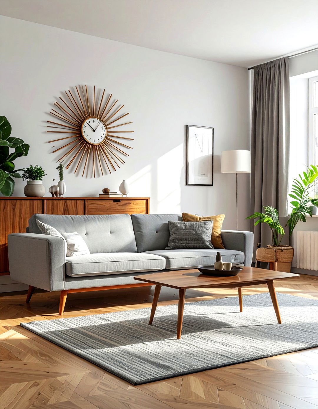 Mid century modern living room - 30 retro home decor ideas