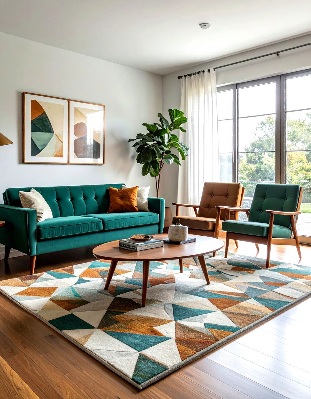 Mid century modern living room placement - 30 living room furniture placement